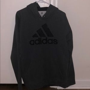 Adidas Grey/Black Cloth Sweatshirt Men’s Small
